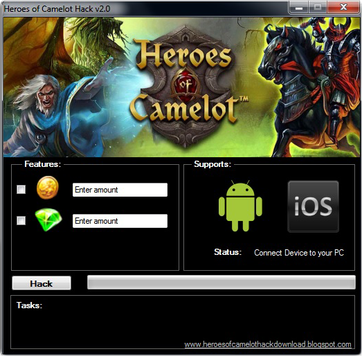 heroes of camelot hack no download