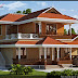 KERALA HOUSE WITH 3 BEDROOM AND OFFICE SPACE 