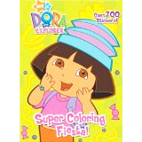 Super Coloring Fiesta! (Dora The Explorer) (Super Stickerific) Lowest Price