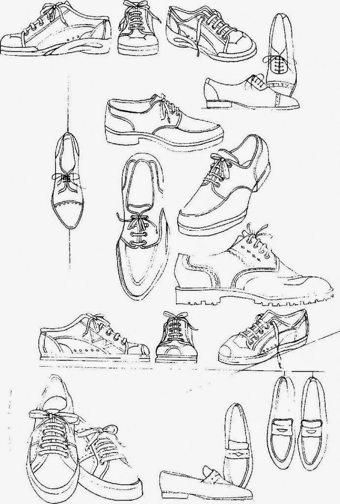 Как нарисовать ботинки