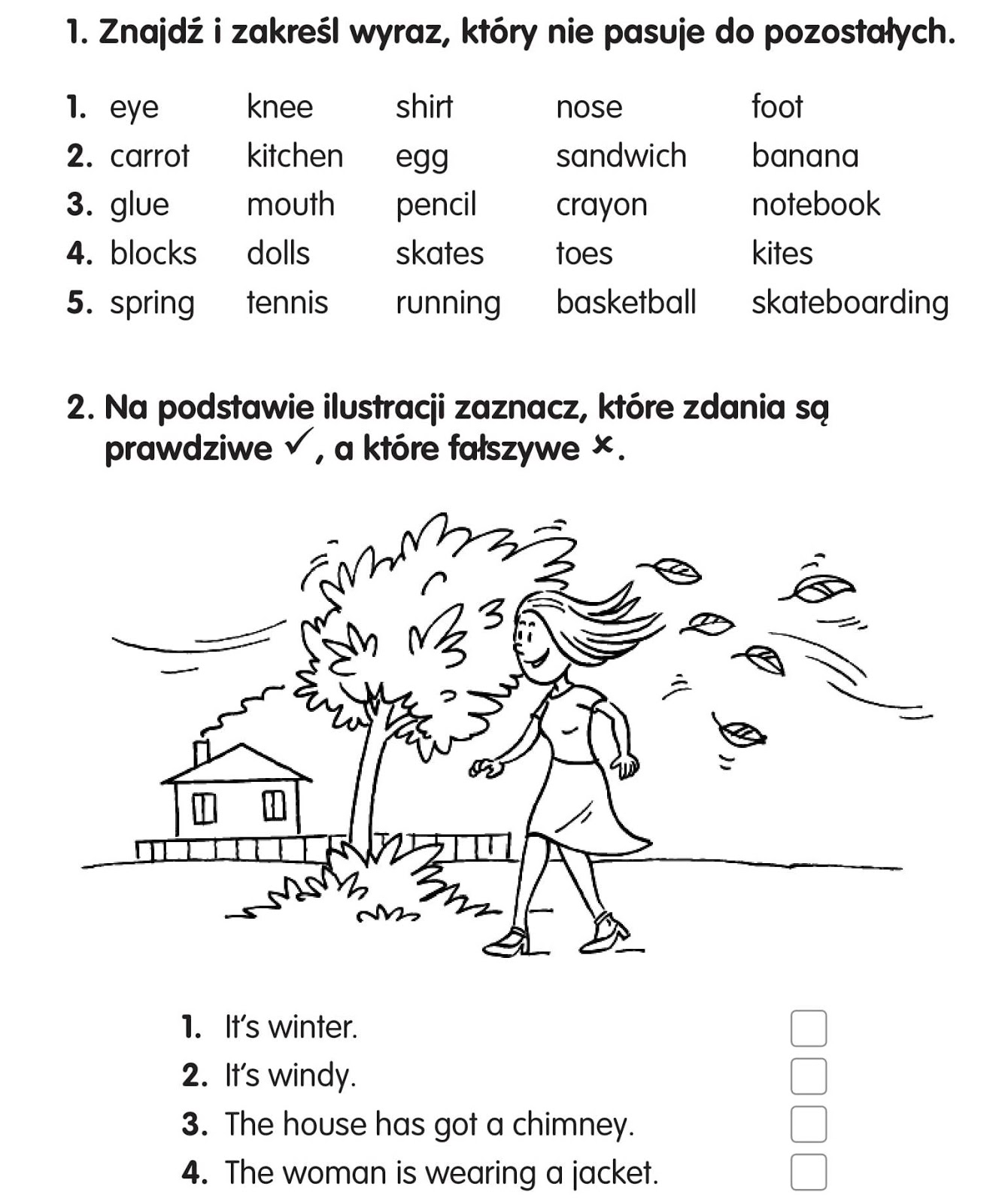 Test Z Angielskiego Klasa 3 Unit 1 English is fun : Sprawdzian kompetencji językowych na koniec klasy trzeciej.