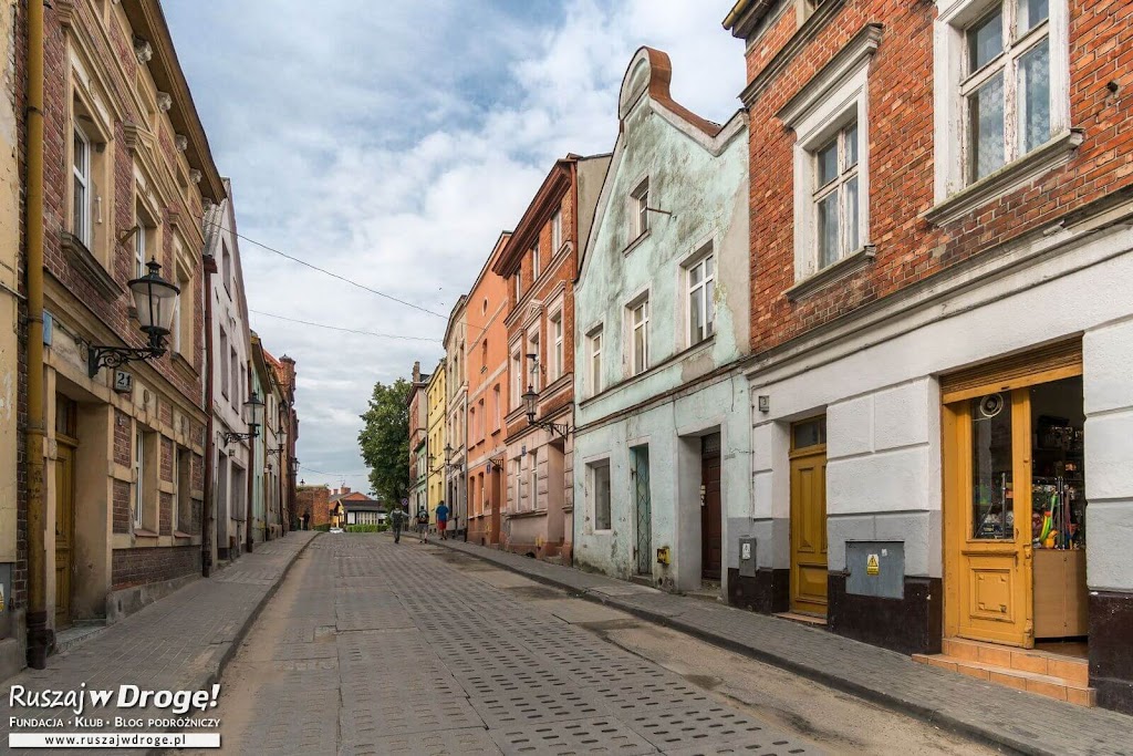 Uliczki starego miasta w Gniewie
