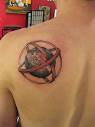 Globe Tattoo. at 3:34 AM (globe tattoo tattoosphotogallery)