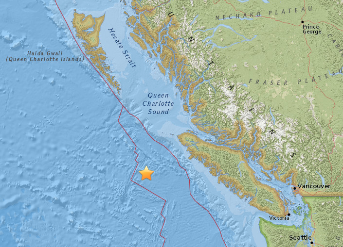 Earthquake Today In Vancouver Island Earthquake Today In Vancouver Island