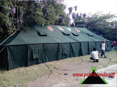 Tenda Pleton BNPB di sebut Tenda BNPB atau Tenda Bantuan, Tenda Peleton BNPB untuk keperluan BNPB, BPBD