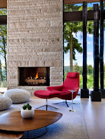 Salas de estar con chimenea - Decoraci贸n de salas con estilo