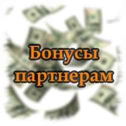 Бонусы партнерам Бонусы партнерам