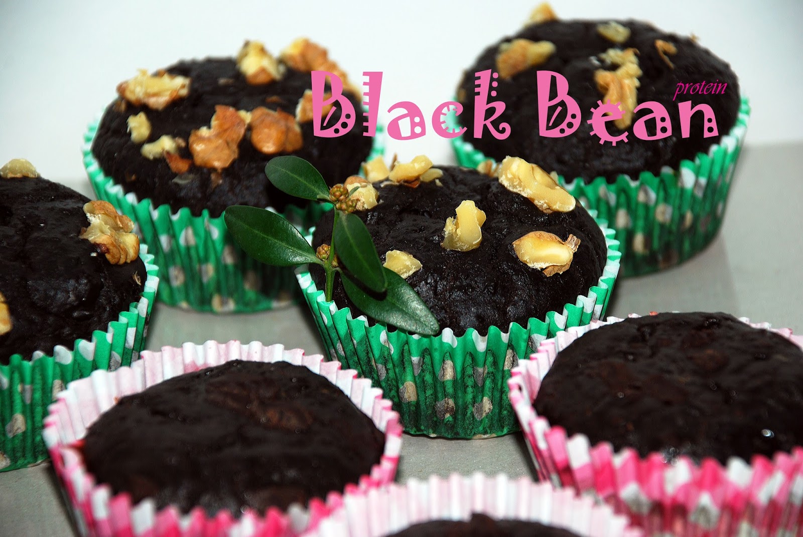 Black Bean Protein Muffins. Протеїнові Кекси з Чорної Фасолі.