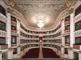 The Teatro dei Rinnovati, reopened in 1950, is the most famous of several theatres in the city of Siena