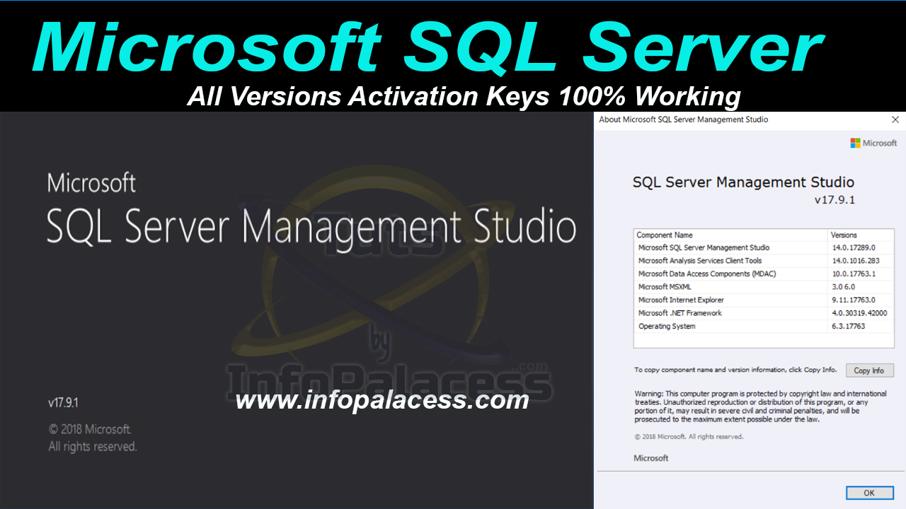 Credential ballon sovjetisk Microsoft SQL Server All Versions Activation Keys 100% Working