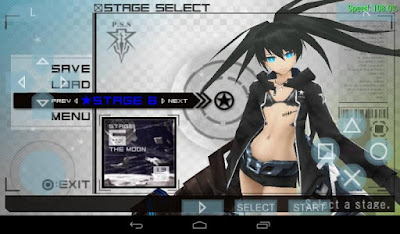 Black Rock Shooter The Game PPSSPP