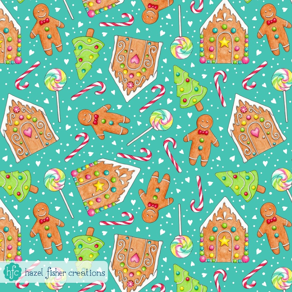 My entry to Spoonflower's Gingerbread contest, gingerbread house and gingerbread men design by Hazel Fisher Creations My entry to Spoonflower's Gingerbread contest, gingerbread house and gingerbread men design by Hazel Fisher Creations