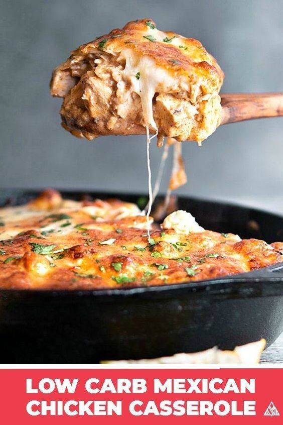 Low Carb Mexican Chicken Casserole