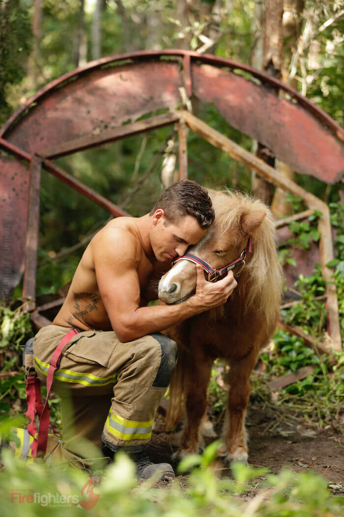 Firefighters Pose With Adorable Animals For 2019 Charity Calendar And The Pictures Are Hot! Firefighters Pose With Adorable Animals For 2019 Charity Calendar And The Pictures Are Hot!