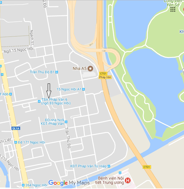 vị trí chung cư 83 ngọc hồi vị trí chung cư 83 ngọc hồi