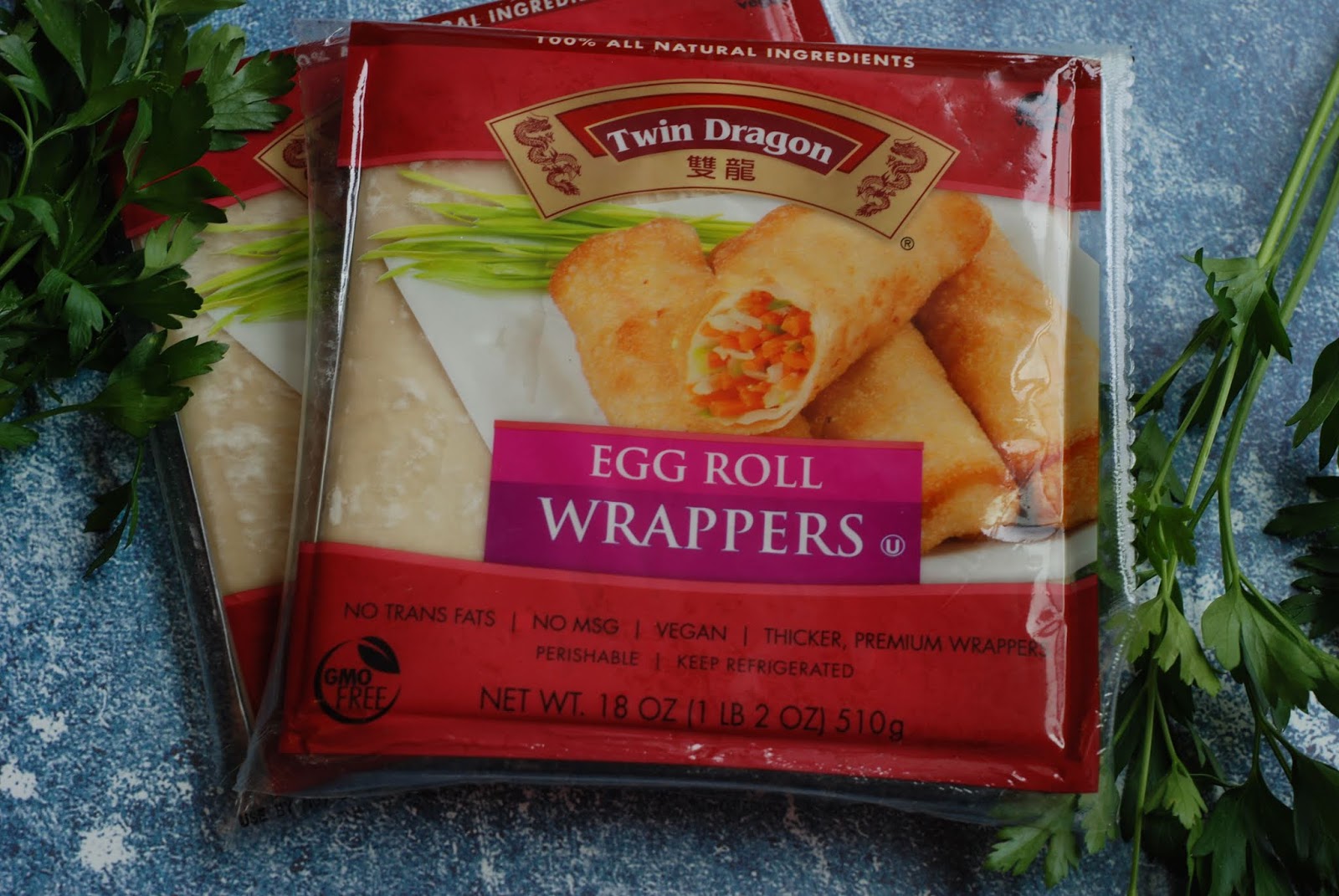 Twin Dragon Refrigerated Plant-Based Egg Roll Wraps 18Oz