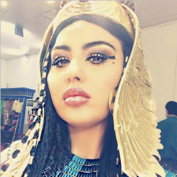 بالصور سهير القيسي ملكة فرعونية