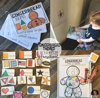 Gingerbread Man Activities, Centers and Crafts. The boys and girls will learn important math, literacy and book comprehension concepts, strategies and skills through book centered lessons and activities. Check out our blog post for more ideas and freebies!
