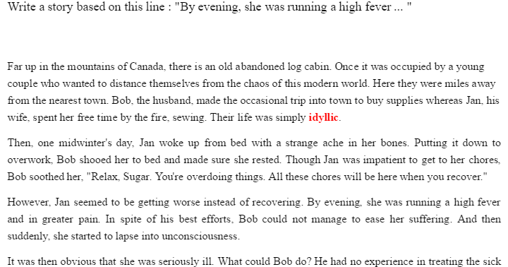 The evening walk picture