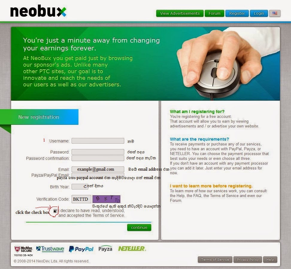 neobux registration