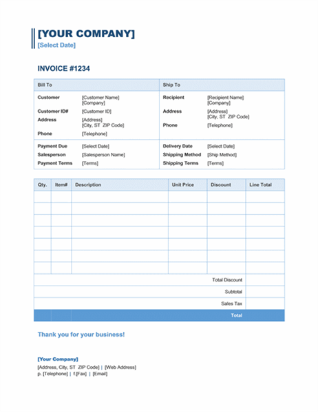 shipping sales invoice in ms excel download sales invoice