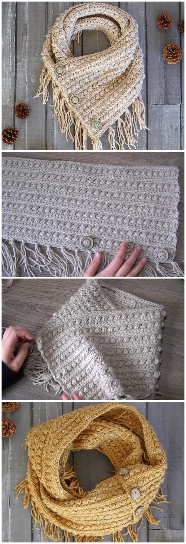 The Malia Buttoned Cowl