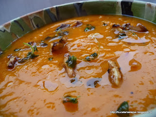 Supa crema de dovleac cu topinambur la Provocarea "Dulce Romanie"