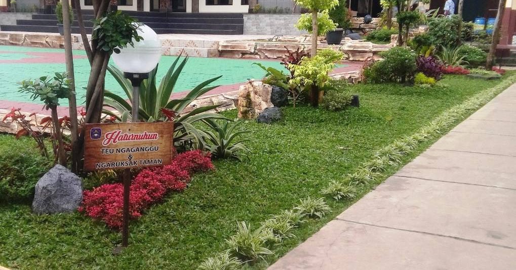 Jasa Pembuatan Taman Sekolah - TUKANG TAMAN SURABAYA