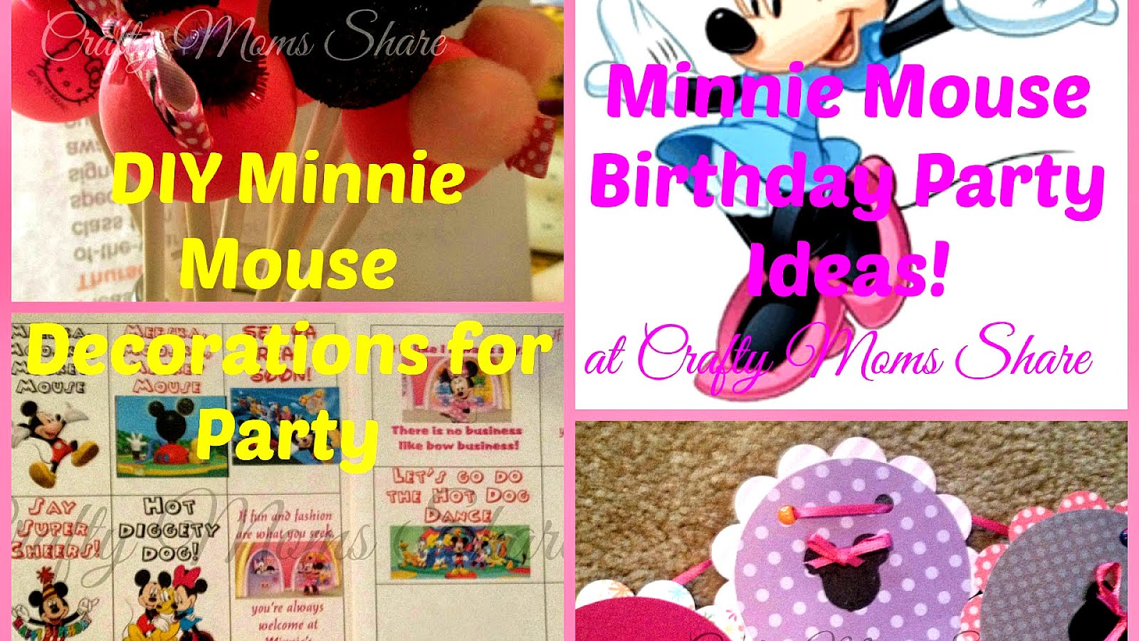 Minnie Mouse Diy Decorations - DIY Choices