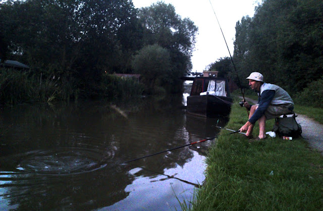 Playing a Coventry Canal tench