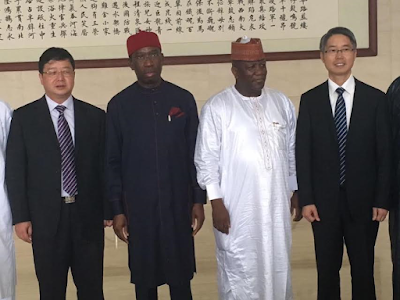 3 Photos: Governors of Delta, Zamfara, Plateau, Anambra, Osun states in China for the China-African business forum
