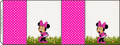 Coqueta Minnie Rosa: Etiquetas para Candy Bar para Imprimir Gratis. Etiquetas para Imprimir Gratis de Coqueta Minnie Rosa.