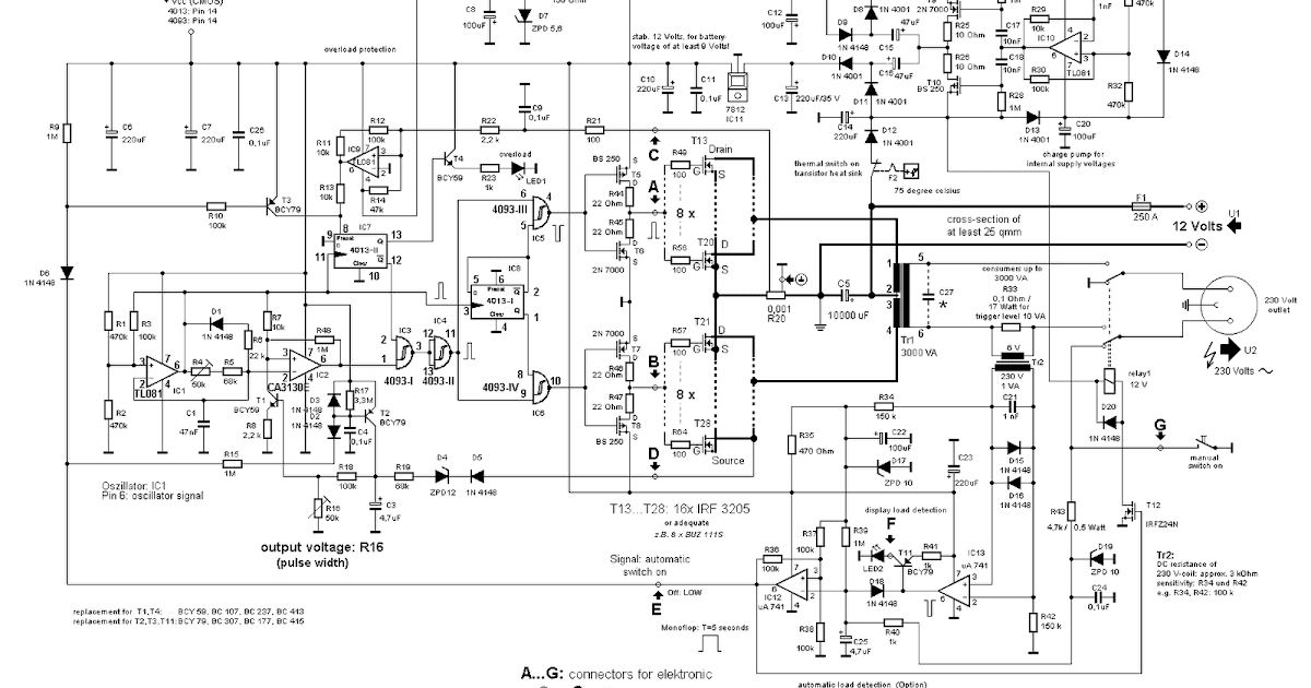 Dctodc Ac Inverter Circuit Diagram Electronic Circuit Diagrams