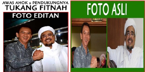 Enam Fitnah Pendukung Ahok Versi FPI