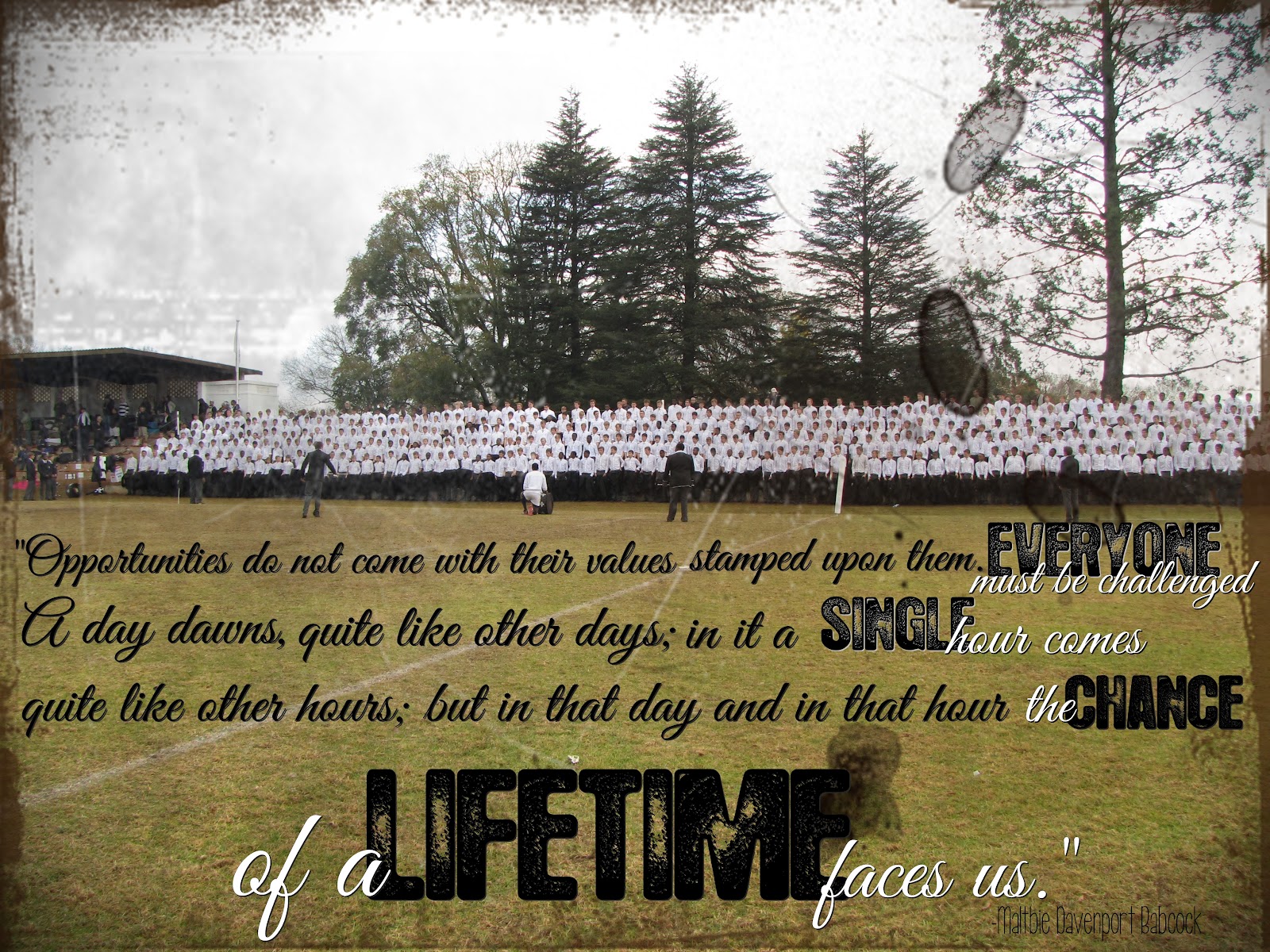 Life through a viewfinder Hilton College Rugby vs Michaelhouse 2012