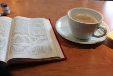 Reading and sipping to start your day.