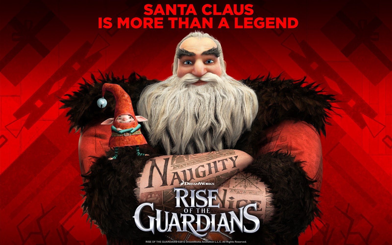 Santa Claus Rise of the Guardians Movie Mystery Wallpaper