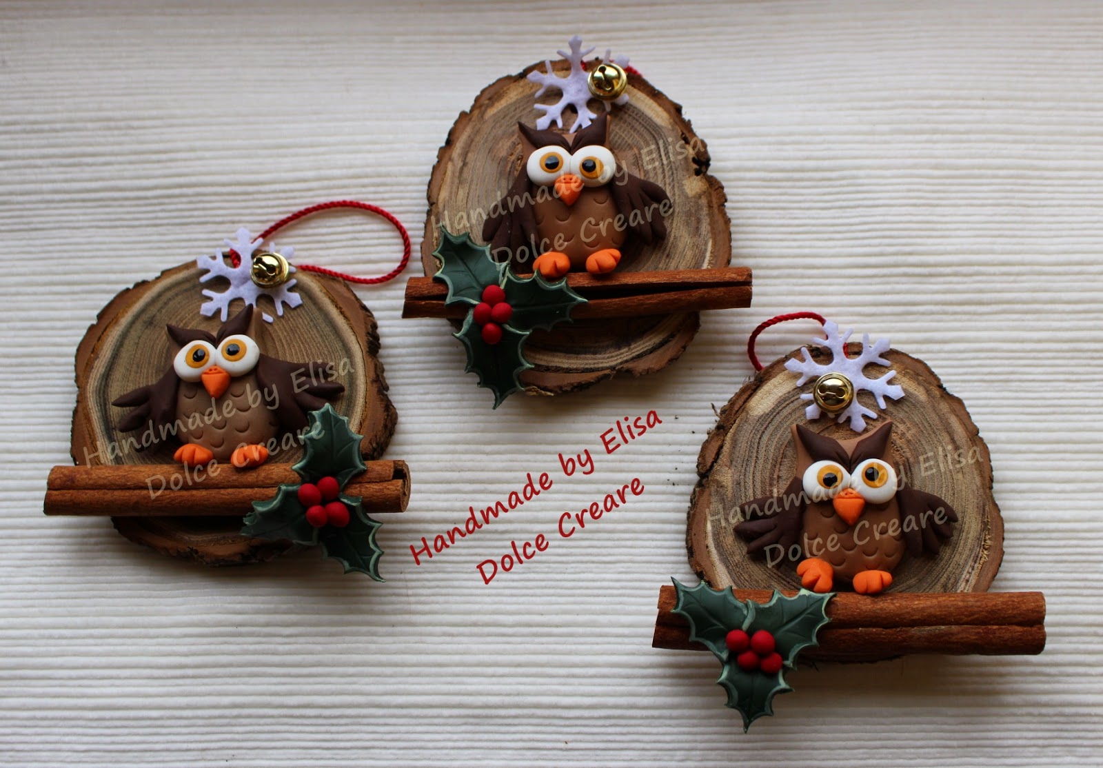 Lavoretti Di Natale Con Fette Di Legno.Dolce Creare Gufi I Piu Gettonati