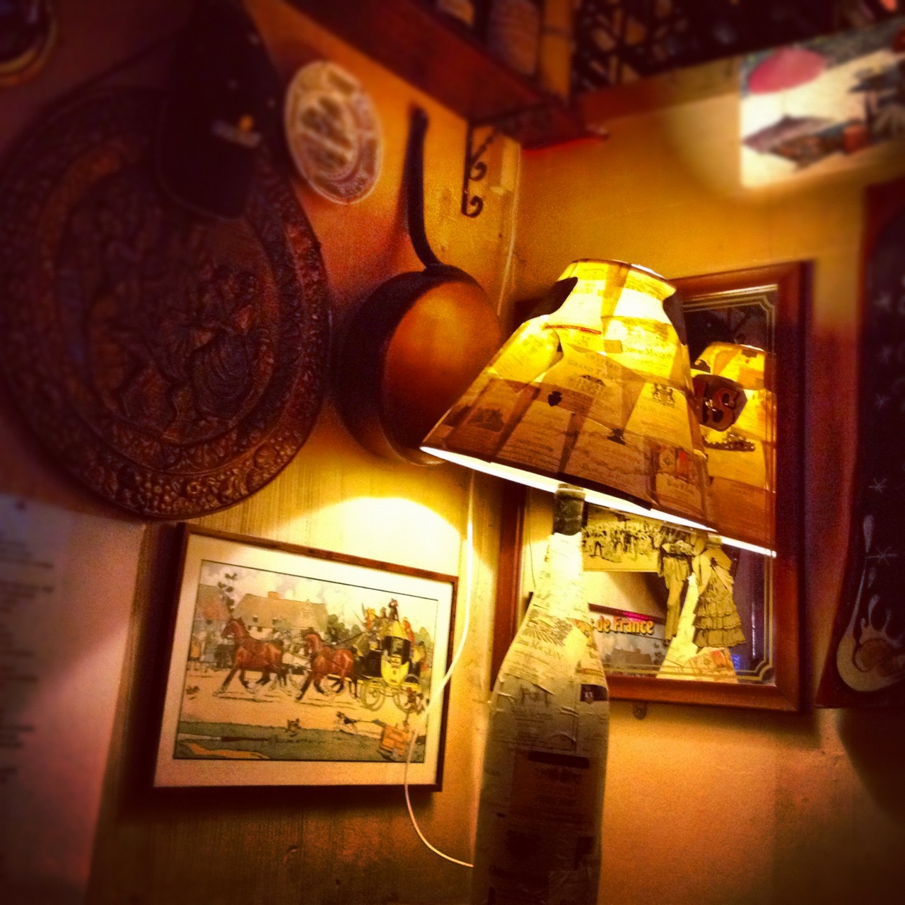 Cosy London Le Beaujolais wine bar, Covent Garden