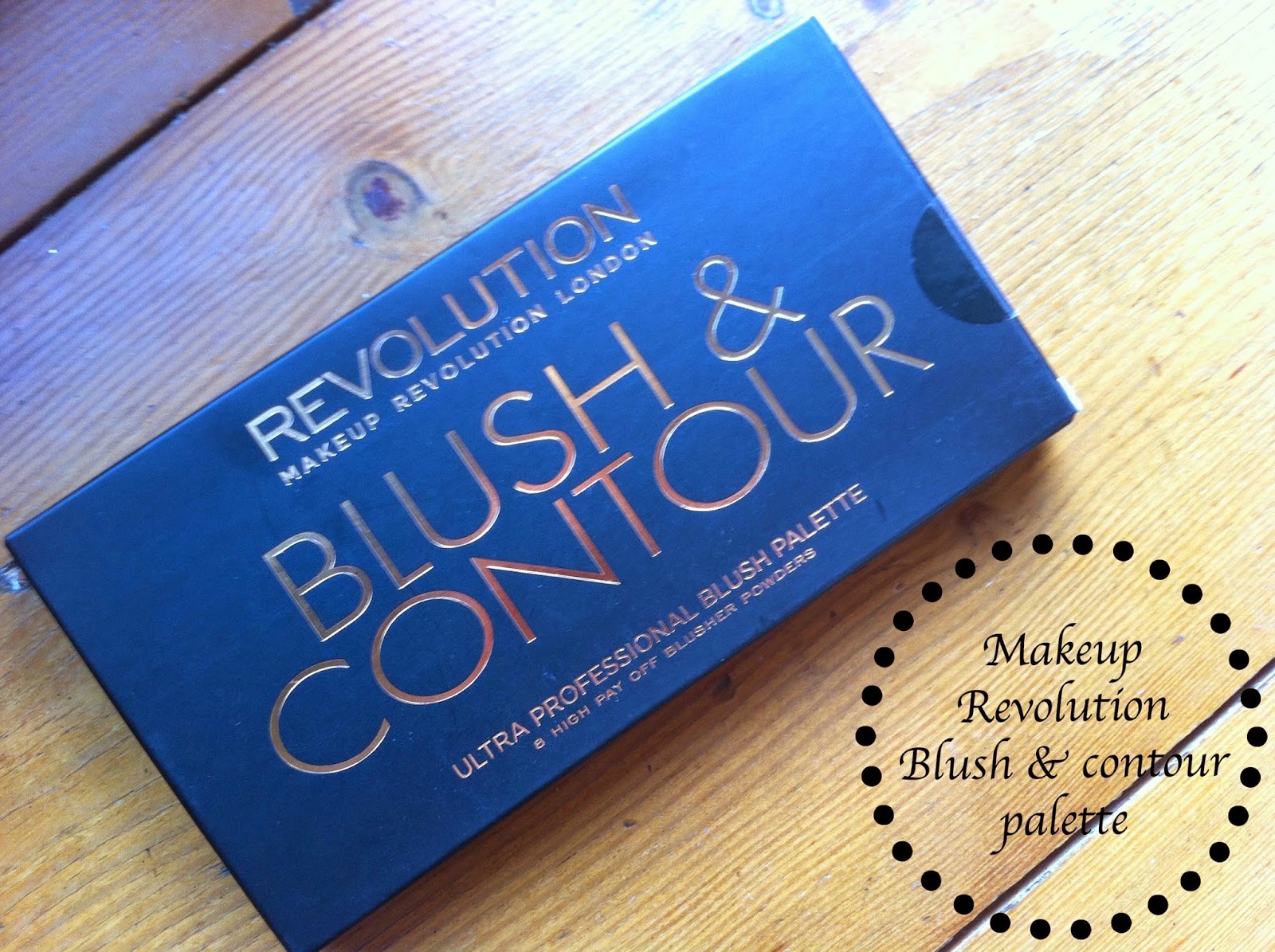 A makeup lover Makeup Revolution BLUSH & CONTOUR palette in HOT SPICE
