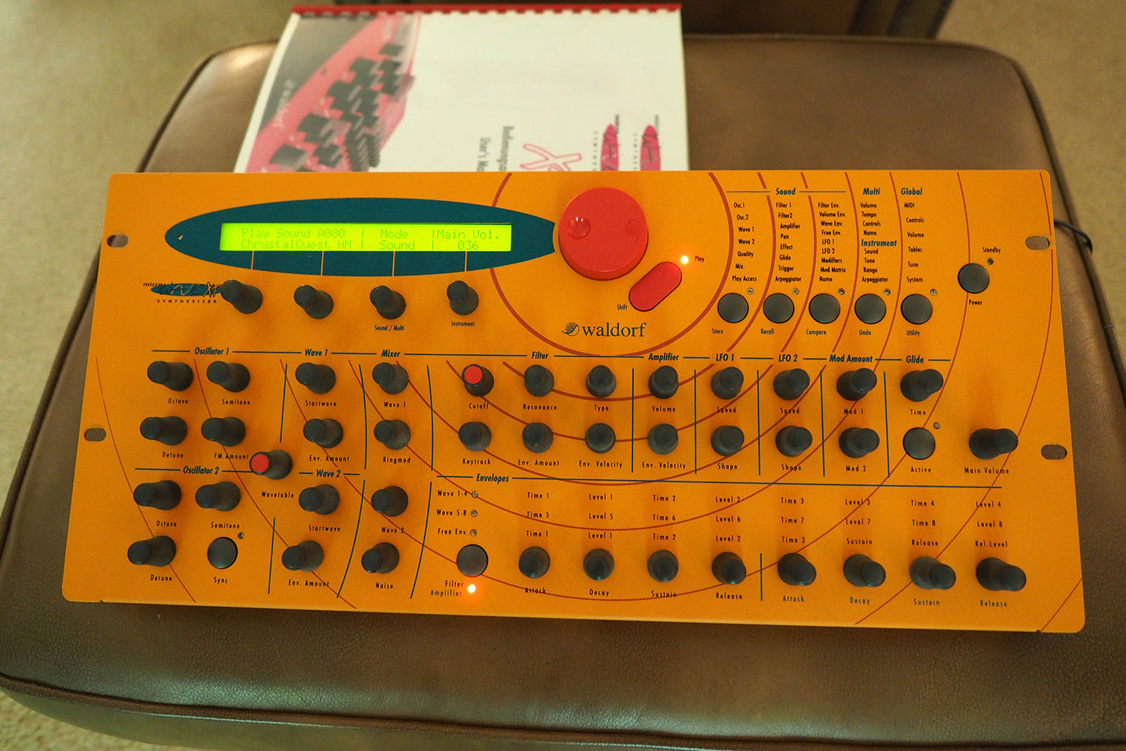 MATRIXSYNTH Waldorf Microwave XT Rev.3 Wavetable Synthesizer