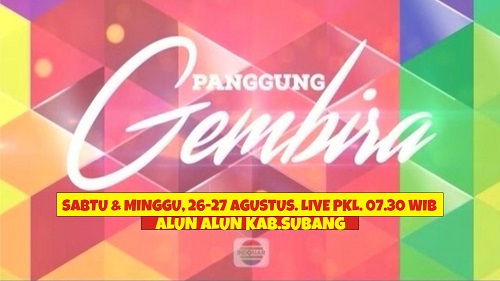 LIVE! Pangung Gembira Indosiar di Alun-alun Subang LIVE! Pangung Gembira Indosiar di Alun-alun Subang