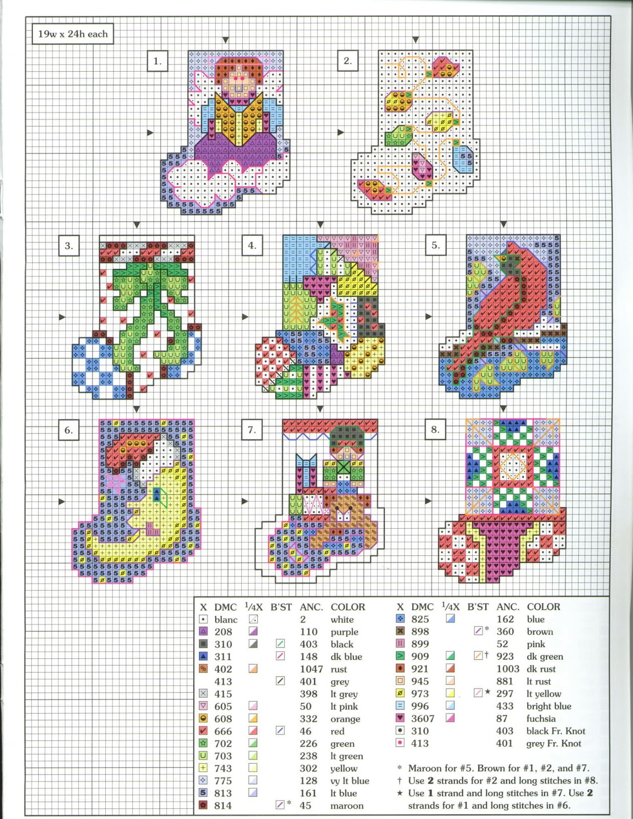 individuales de navidad en punto de cruz