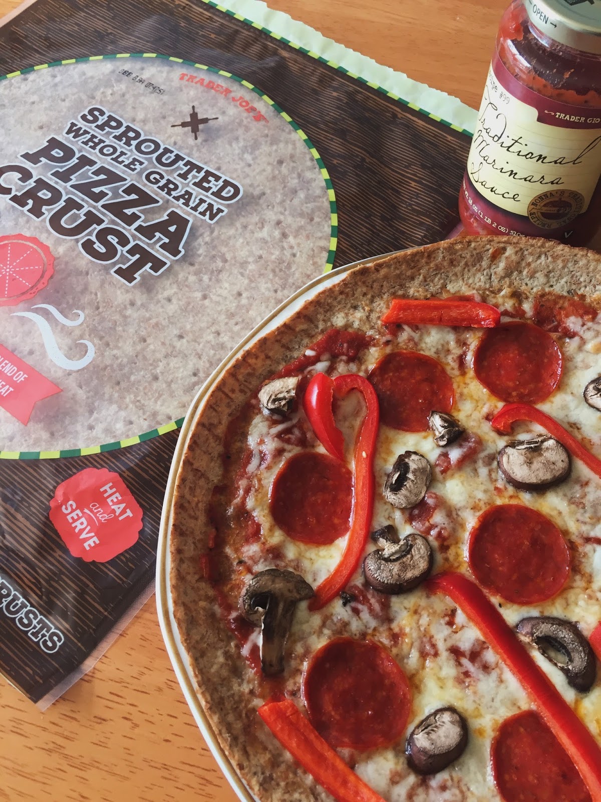 trader joe s sprouted whole grain pizza crust