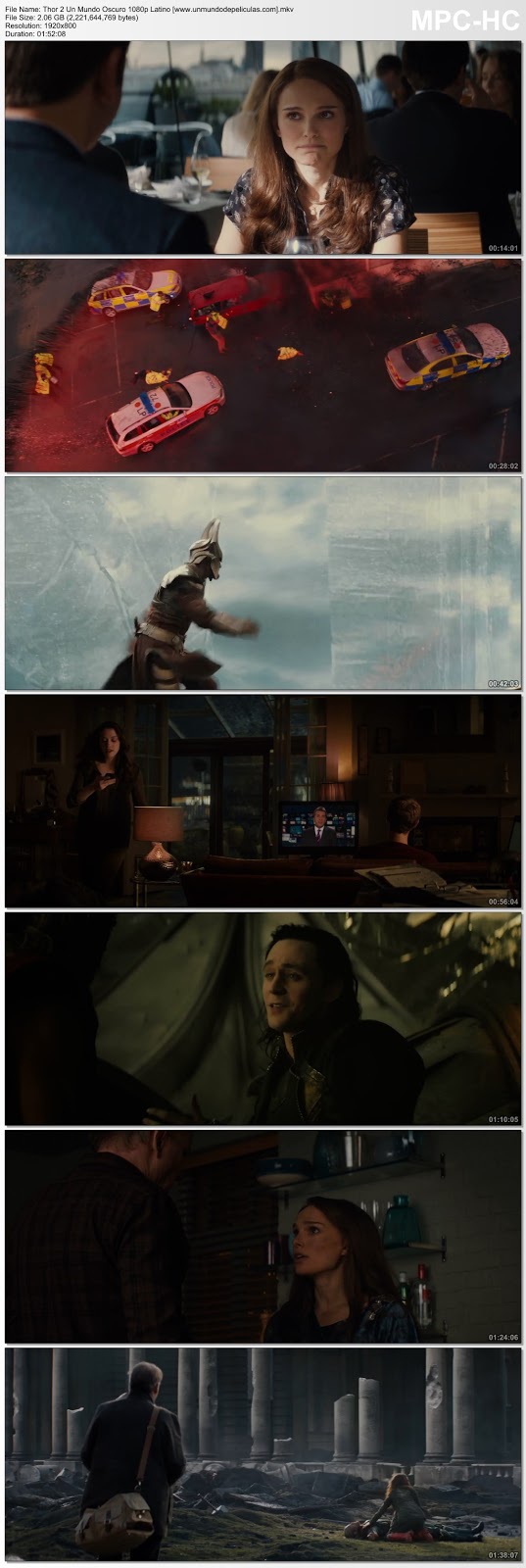 Capturas de la película.