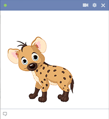 Hyena Facebook Sticker