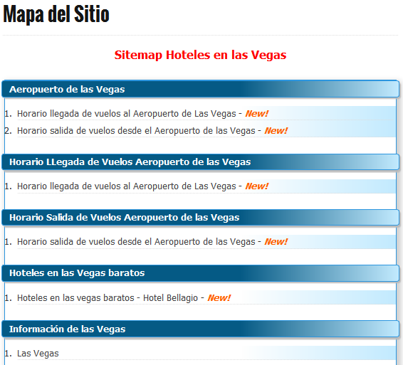 Como crear un Sitemap en una página web