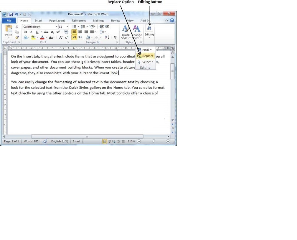 How to work in Microsoft word.