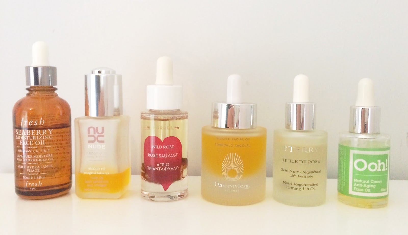 Oils to combat autumn/winter dry face/hair/nails featuring Korres
