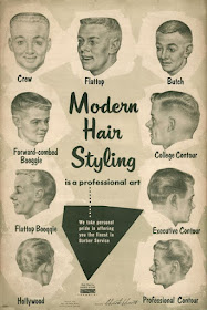 cabelos masculinos vintage